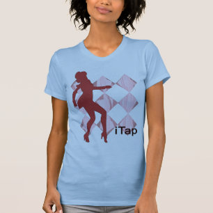 タップのためのiTap Gal iPodのグラフィック Tシャツ