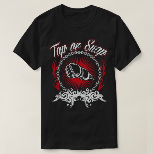 タップまたはスナップ Tシャツ (デザイン正面)