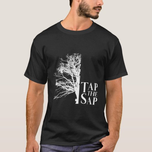 タップザサップforメープルシロップ tシャツ (正面)