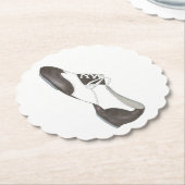 タップシューズプリントダンス先生ダンサータップダンスデコール ペーパーコースター (アングル)