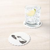 タップシューズプリントダンス先生ダンサータップダンスデコール ペーパーコースター (インサイチュ)