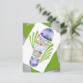 タップシューズ – はがき (スタンド正面)