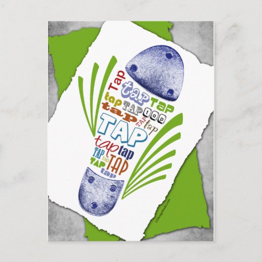 タップシューズ – はがき (正面)