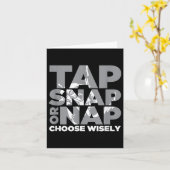 タップスナップまたは昼寝ブラジリアン柔術Bjj カード (黄色い花)