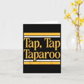 タップタップタパルーゴルフユーモアTシャツ.png カード (黄色い花)