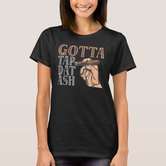 タップダットアッシュ葉巻 Tシャツ (正面)