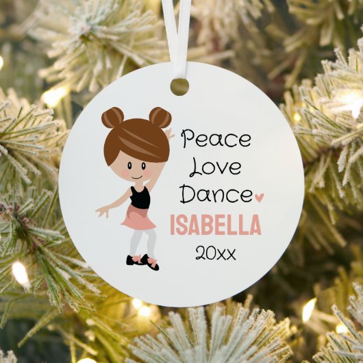 タップダンサーのクリスマスオーナメント メタルオーナメント (インサイチュ)