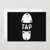 タップダンサーシューズタップダンス ポストカード (正面/裏面)