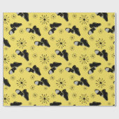 タップダンサータップシューズパターン(の模様が)ある ラッピングペーパー (フラット)