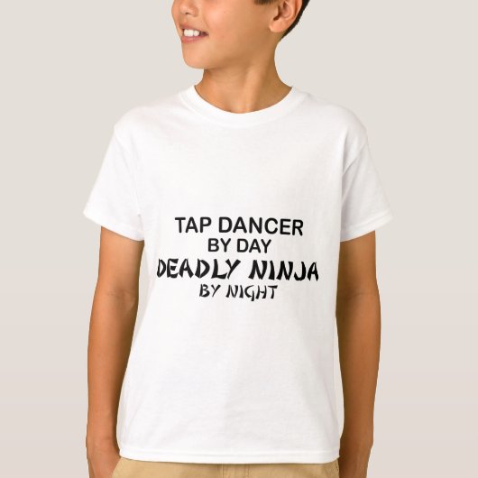 タップダンサーデール忍者バイナイト Tシャツ (正面)