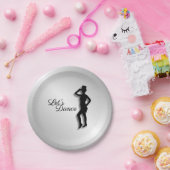 タップダンサーレッズダンス ペーパープレート (パーティー)