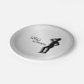 タップダンサーレッズダンス ペーパープレート (アングル)