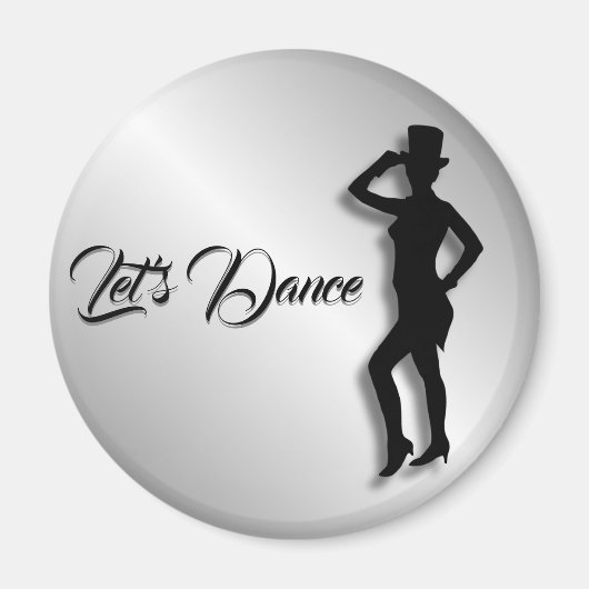 タップダンサーレッズダンス マグネット (正面)
