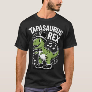 タップダンサー向け楽しいタップダンスアート Tシャツ