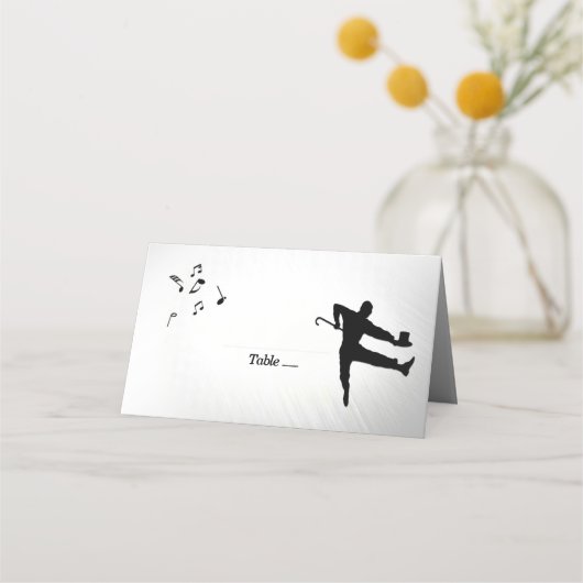 タップダンサー座席表 プレイスカード (正面)