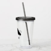 タップダンサー用タップダンスシューズパーソナライズされた アクリルタンブラー (左)