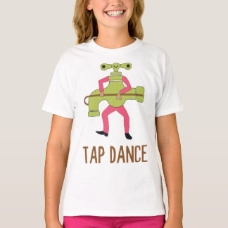タップダンスおもしろい踊りタップダンサーパンジョークユーモア Tシャツ
