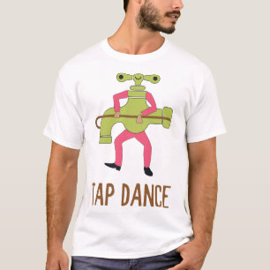 タップダンスおもしろい踊りタップダンサーパンジョークユーモア Tシャツ