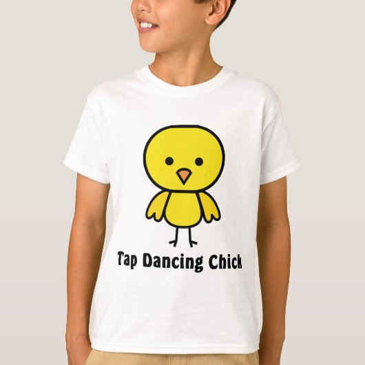タップダンスのひよこ Tシャツ (正面)