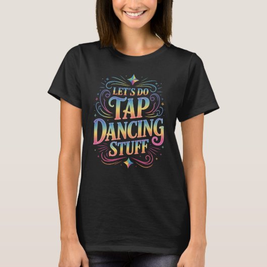 タップダンスのもの タップダンス Tシャツ (正面)