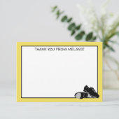 タップダンスのオリジナル フラットパネルカード サンキューカード (スタンド正面)