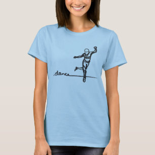タップダンスのティー(合う) Tシャツ