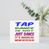 タップダンスはダンスだけじゃない魔法だ ポストカード (スタンド正面)