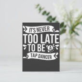 タップダンスインストラクター踊りパッション ポストカード (スタンド正面)