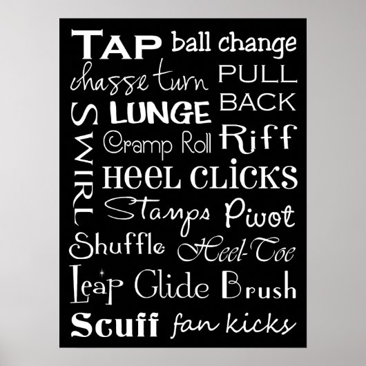 タップダンスサブウェイアートポスター ポスター (正面)