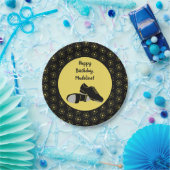 タップダンスシューズタップダンサーパーティー ペーパープレート (パーティー)