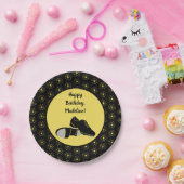 タップダンスシューズタップダンサーパーティー ペーパープレート (パーティー)