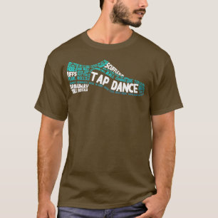 タップダンスタップ靴 Tシャツ