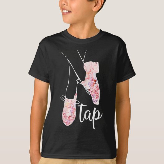タップダンスラバータップダンサー踊り先生 Tシャツ (正面)