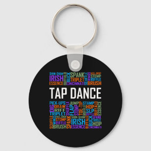 タップダンスワードラバーギフトタップダンサーギフトダンシン キーホルダー
