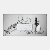 タップダンス個人名 デスクマット (キーボード&マウス)