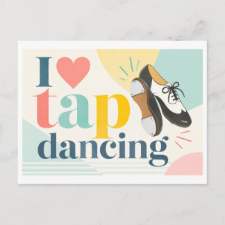 "タップダンス大好き" ポストカード
