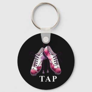 タップダンス恋人踊りシューズコンペティションダンサーT キーホルダー