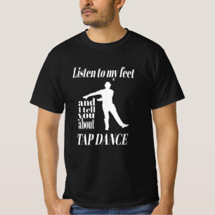 タップダンス聞 – マイ足タップダンス Tシャツ