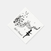 タップダンス3レッツダンス スタンダードカクテルナプキン (角)