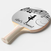 タップダンス3レッツダンス 卓球ラケット (正面アングル)