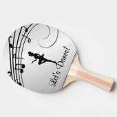 タップダンス3レッツダンス 卓球ラケット (横)