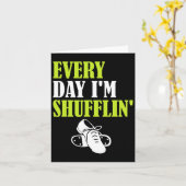 タップダンス – 毎日I'm Shufflin カード (黄色い花)