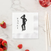 タップダンス 縁ありカクテルナプキン (インサイチュ)