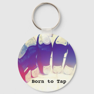 タップダンスKeychainに生まれて下さい キーホルダー