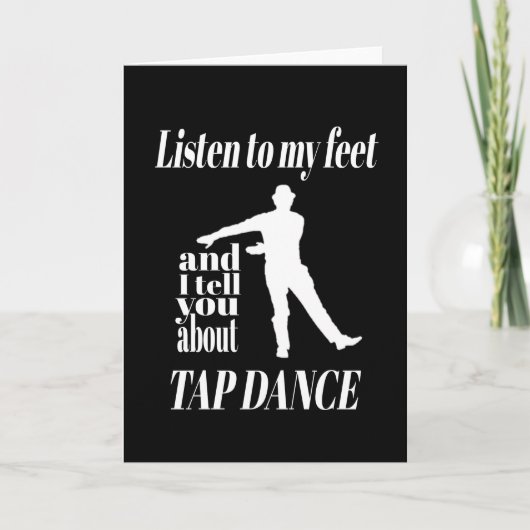 タップダン聞ス – トゥマイ足タップダンス カード (正面)