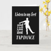 タップダン聞ス – トゥマイ足タップダンス カード (黄色い花)