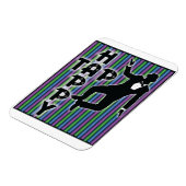 タップハッピーマグネットストライプ付き マグネット (左側)