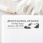 タップパーソナライズされたシューダンススタジオスクールダンサー ラベル (インサイチュ)