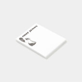 タップパーソナライズされたシューダンススタジオ先生ギフト ポストイット (アングル)