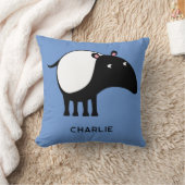 タップパーソナライズされた名 クッション (ブランケット)